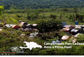 Video reportaje sobre campamentos en Anse-a-pitre