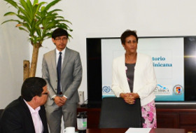 Carlos Abaunza y Flor Rojas presentan el proyecto perfil migratorio en INM-RD