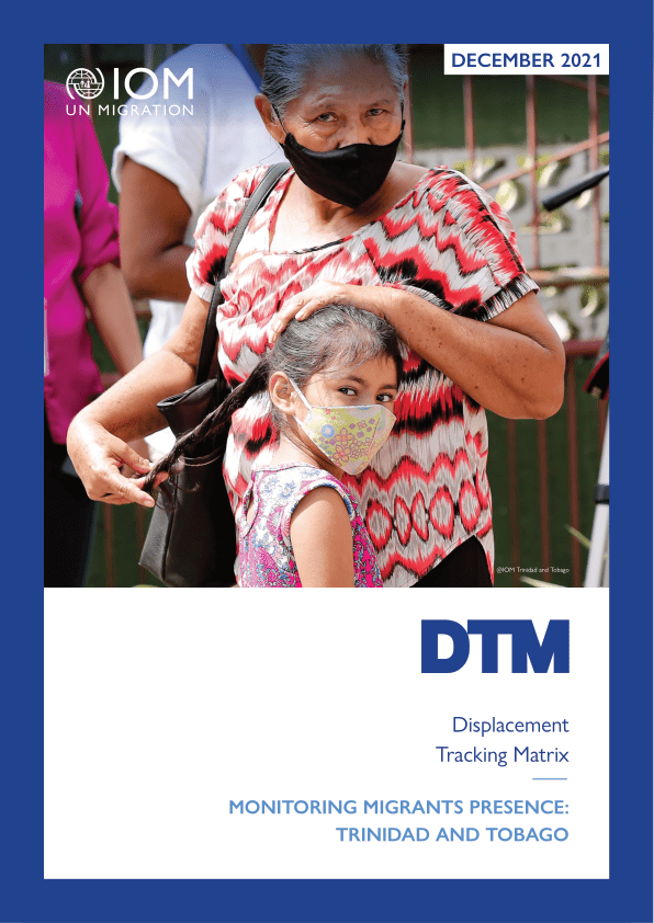Portada de informe anual de datos de la OIM, lanzado en marzo de 2022